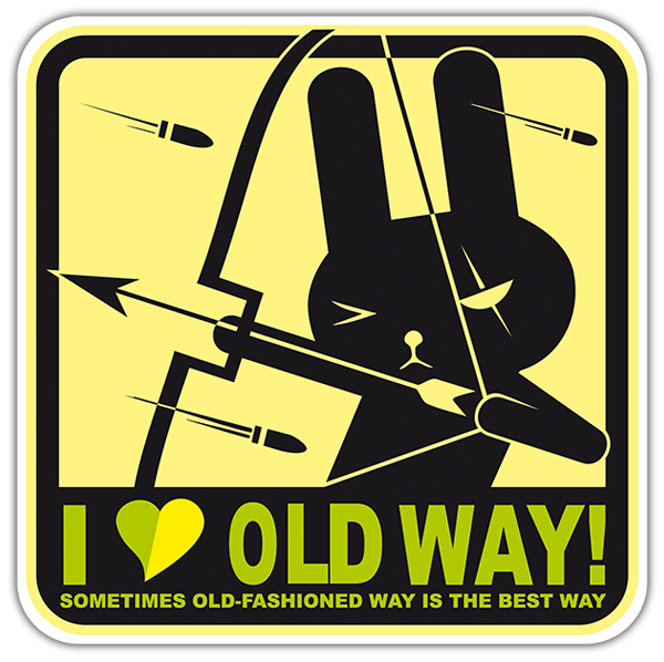 Pegatinas: I love old day