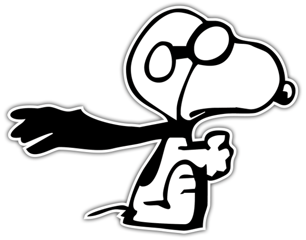 Pegatinas: Snoopy Win
