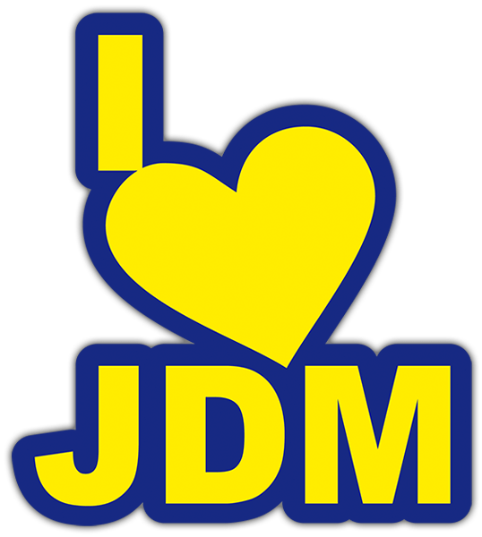 Pegatinas: I love JDM