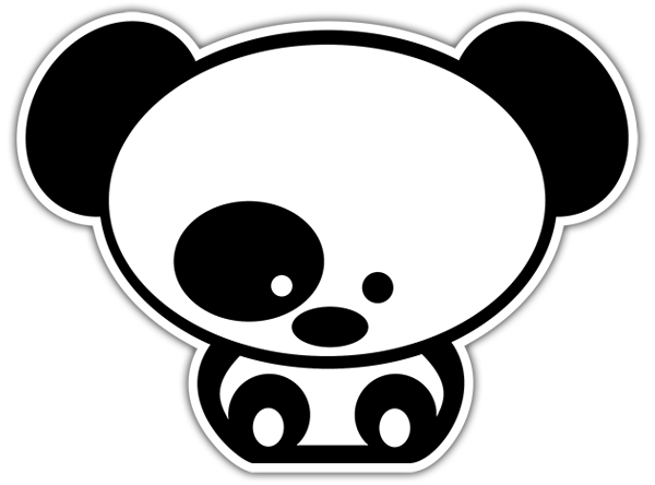 Pegatinas: Bebe Panda JDM