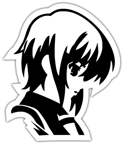 Pegatinas: Chica manga