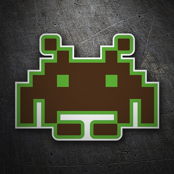 Pegatinas: Marciano Space invaders