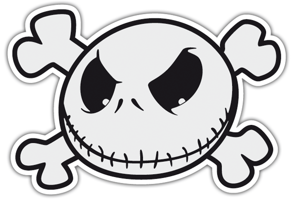 Pegatinas: Jack Skeleton Pirata