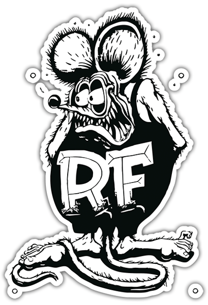 Pegatinas: Rat Fink