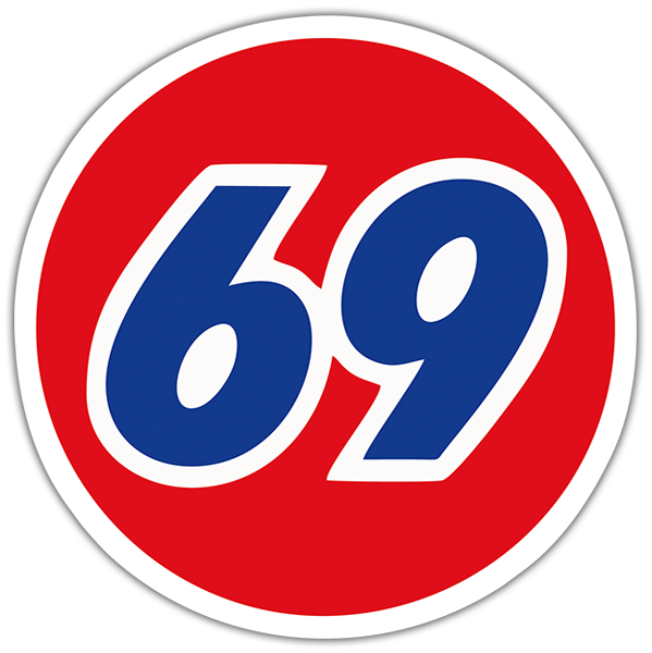 Pegatinas: 69 red