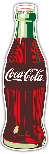 Pegatinas: Botella Coca Cola