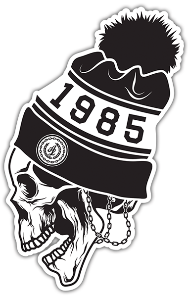 Pegatinas: Skull 1985