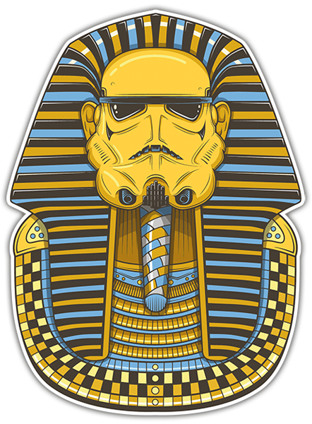 Pegatinas: Stormtrooper Tutankamón