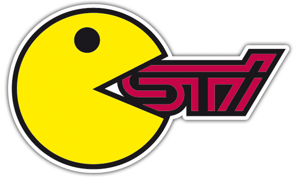 Pegatinas: Pacman Sti