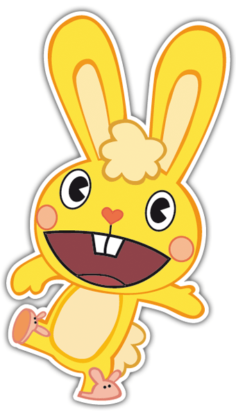 Pegatinas: Cuddles, Happy Tree Friends