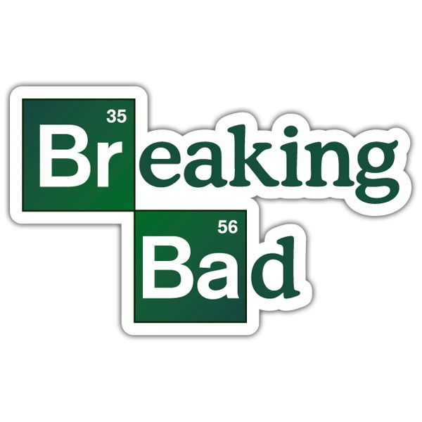 Pegatinas: Breaking bad logo