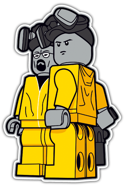 Pegatinas: Breaking Bad Lego