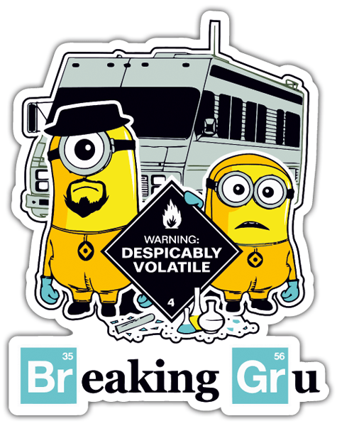 Pegatinas: Breaking Bad Minion