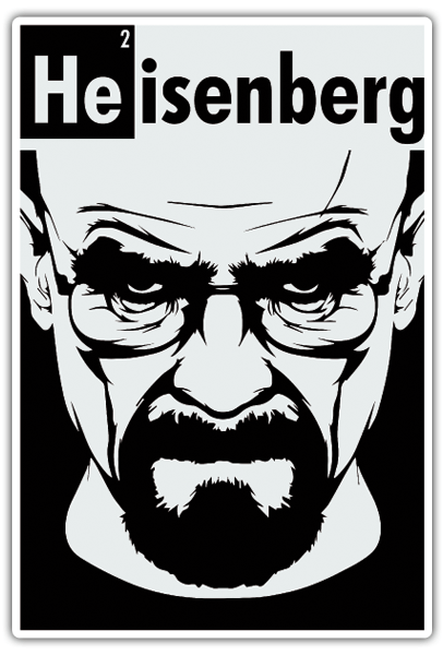 Pegatinas: Breaking Bad Heisenberg