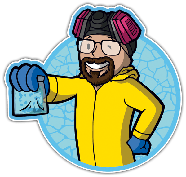 Pegatinas: Breaking Bad Vault Boy