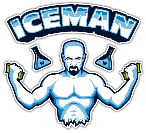 Pegatinas: Breaking Bad Iceman