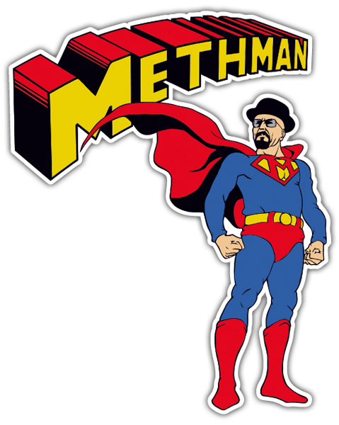 Pegatinas: Breaking Bad Superman