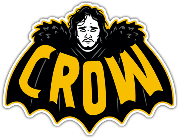 Pegatinas: Juego de Tronos Crow