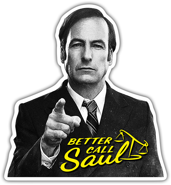 Pegatinas: Breaking Bad Better call Saul