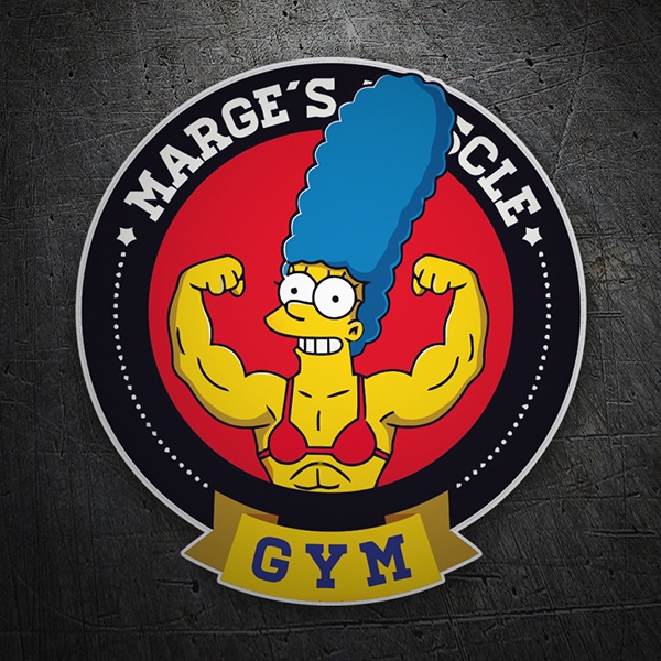Pegatinas: Marge Muscle