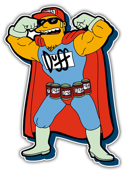 Pegatinas: Duffman