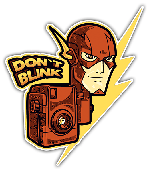 Pegatinas: Flash Don't Blink