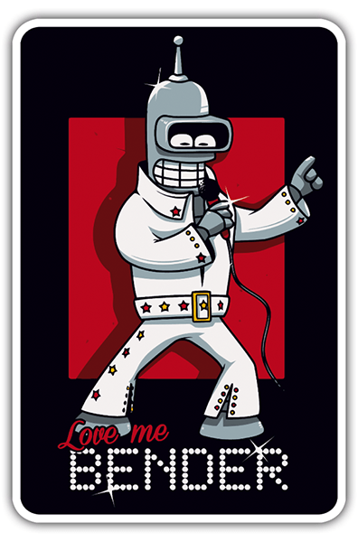 Pegatinas: Love me Bender