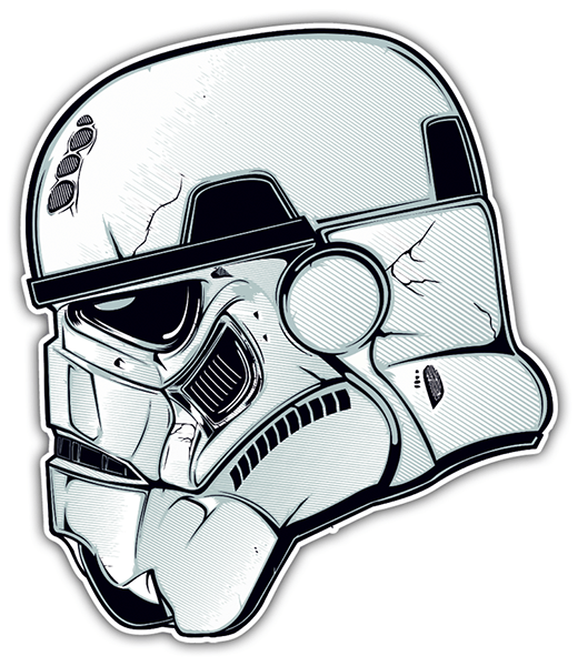 Pegatinas: Casco Stormtrooper