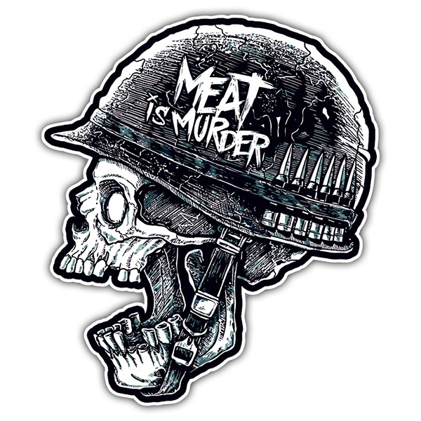 Pegatinas: Meat is Murder
