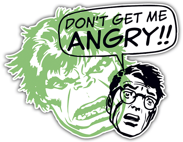 Pegatinas: Don't get me Angry