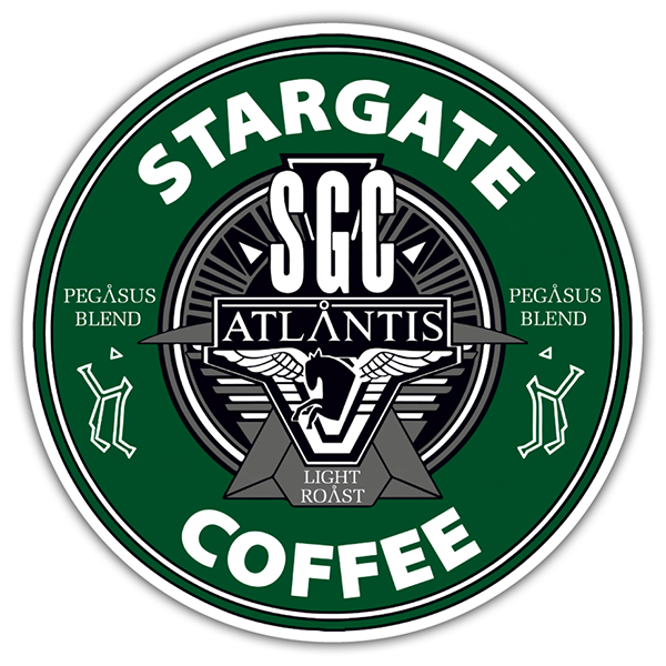 Pegatinas: Stargate Coffee