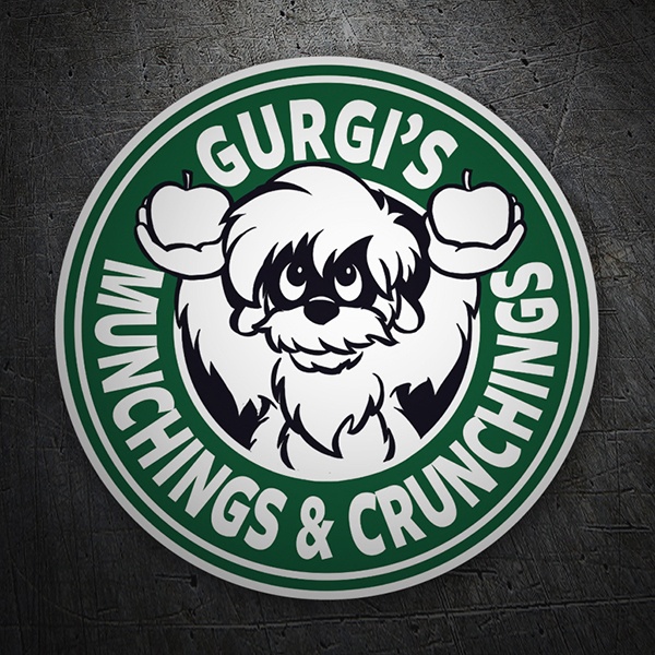 Pegatinas: Gurgi Munchings and Crunchings