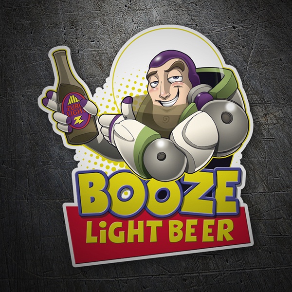 Pegatinas: Booze Light Beer