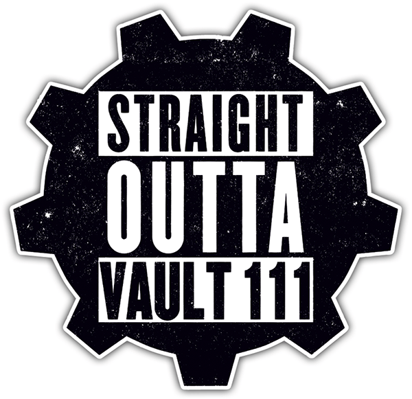 Pegatinas: Straight Outta Vault 111