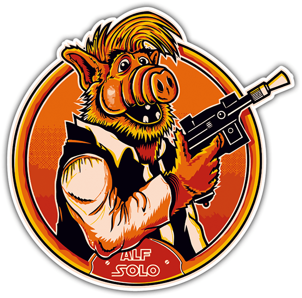 Pegatinas: Alf Solo