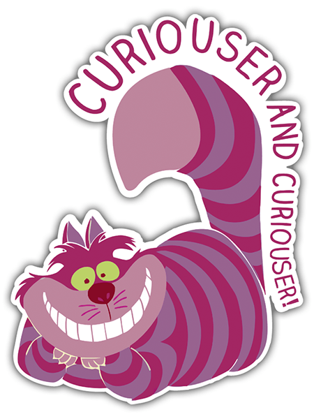 Pegatinas: Gato de Cheshire