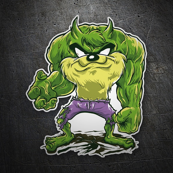 Pegatinas: Hulk de Tasmania