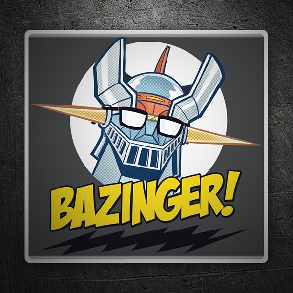 Pegatinas: Mazinger Z en The Big Bang Theory