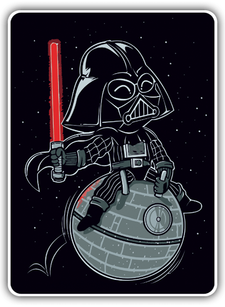 Pegatinas: Baby Darth Vader