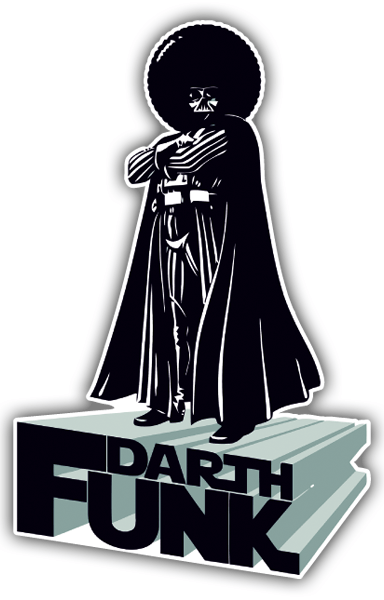 Pegatinas: Darth Funk