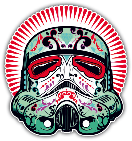 Pegatinas: Catrina Stormtrooper