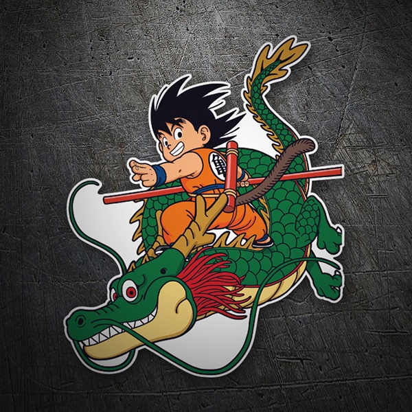 Pegatinas: Goku & Dragon