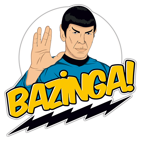 Pegatinas: Spock Bazinga