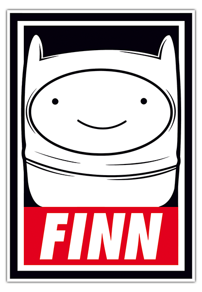 Pegatinas: Finn Obey