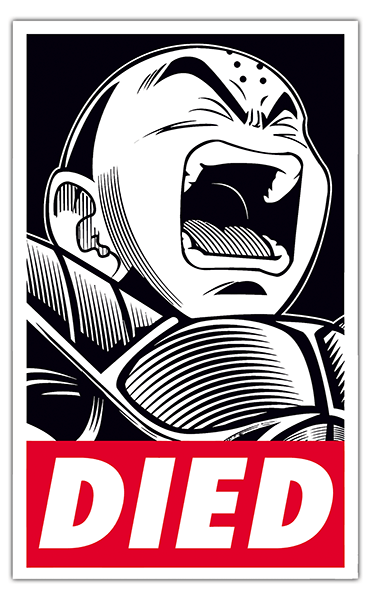 Pegatinas: Dragon Ball Obey