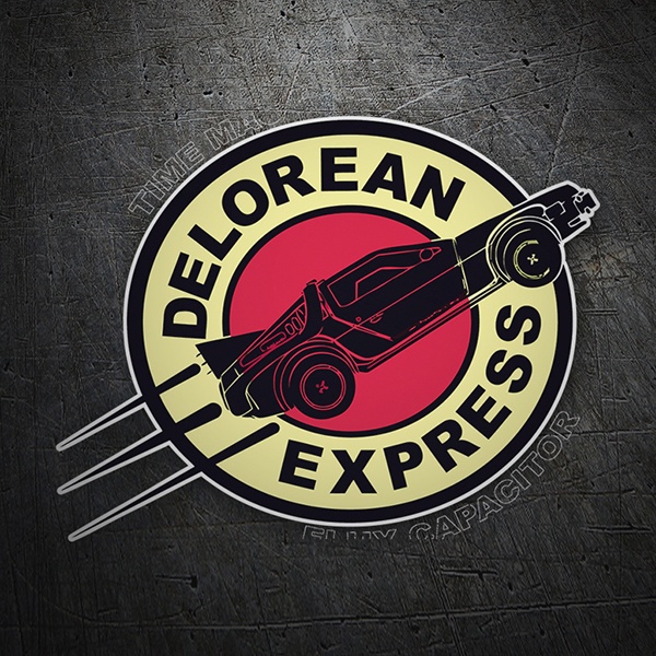 Pegatinas: Delorean Express
