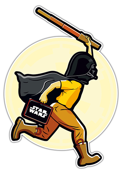 Pegatinas: Tintin Vader