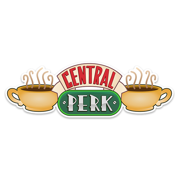Pegatinas: Central Perk - Friends