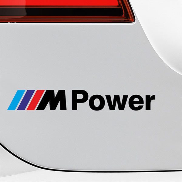 Pegatinas: BMW Power Negro