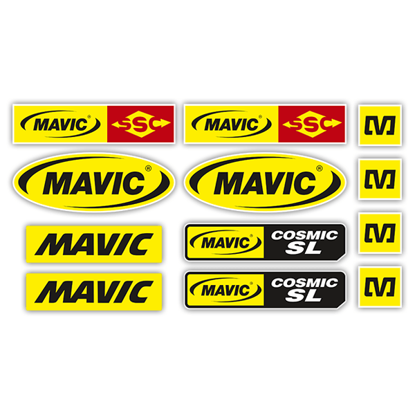 Pegatinas: Set  Mavic 12X